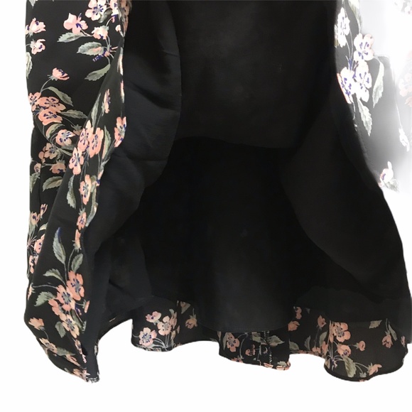 Rebecca Taylor Tilda Silk Ruffle Floral Dress NWT - Picture 8 of 9